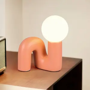Lampe design, Lampe design en céramique pop Quinn Terracotta en Céramique, BOITE A DESIGN pas cher