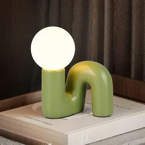 Lampe design, Lampe design en céramique pop Quinn Vert en Céramique, BOITE A DESIGN pas cher