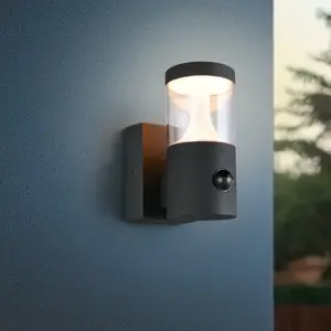 Trio Lampe Murale Tagus Anthracite Avec Capteur - 238569142 pas cher