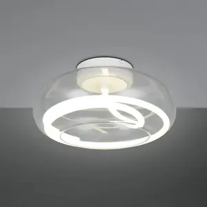 Lampe De Plafond À Design Tarsia Blanc Ø 40cm - 637810131Vendu parluminaire