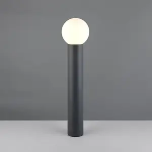 Trio Lampe De Jardin Sphérique 80 Cm Mures Anthracite - 469860142 pas cher