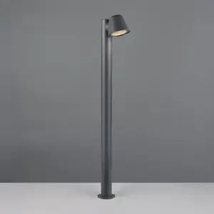 Trio Lampe De Jardin 100cm Beni Anthracite - 460360142 pas cher