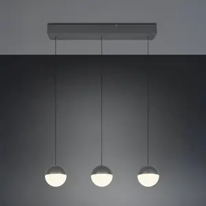 Trio Lampe Pendante À 3 Lampes Senta Anthracite - R33553142 pas cher