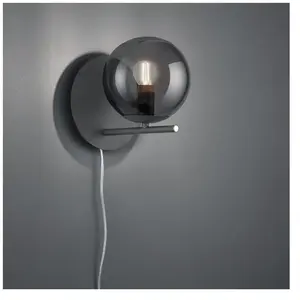 Comparateur de prix : Lampe murale design en métal et verre Pure Trio Lighting