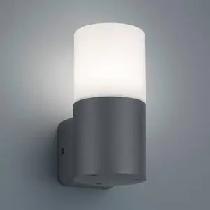 Comparateur de prix : Trio Lighting Applique d'extérieur Hoosic à 1 lampe, anthracite