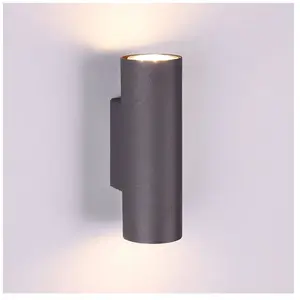 Comparateur de prix : Applique marley cylindre double lumière noir mat trio lighting