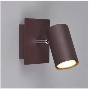 Comparateur de prix : Trio Lighting Spot Mural Marley En Métal Couleur Rouille