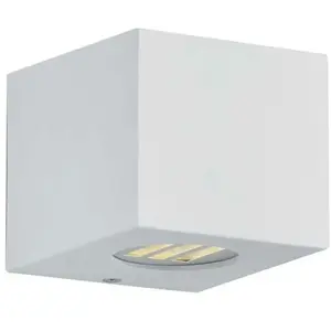 Comparateur de prix : Reality Leuchten Applique d'extérieur LED Cordoba carré, blanc