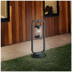Comparateur de prix : Borne jardin - TRIO - Sambesi - Métal - Anthracite - 60 cm