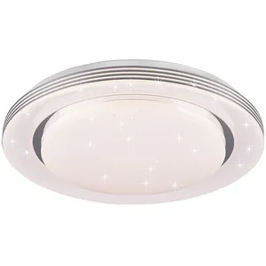 Comparateur de prix : Reality Leuchten Plafonnier LED Atria, Ø 48 cm, blanc, plastique, CCT