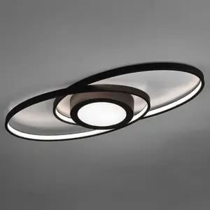 Comparateur de prix : RL LIVE YOUR LIGHT Reality Leuchten Plafonnier LED Galaxy, intensité lumineuse variable, anthracite