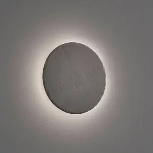 Applique Led murale ronde ardoise 9W 1000 lumens - Trio - Raven pas cher