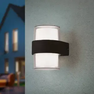 Comparateur de prix : Reality Leuchten Applique d’extérieur LED Molina, ronde, anthracite