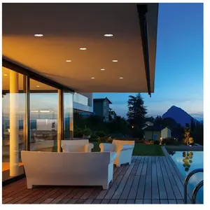 Trio - Spot Encastrable Rond Zagros Chrome Led 5W IP65 Ø8 cm Lighting