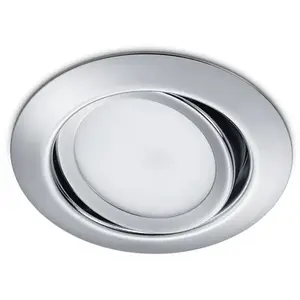 Comparateur de prix : Trio Lighting Spot encastré LED Rila rond en chromé