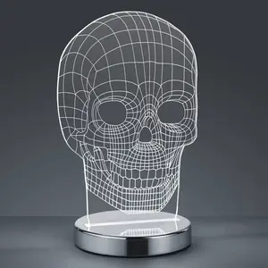 Comparateur de prix : Reality Leuchten Couleur commutable - lampe à poser LED Skull