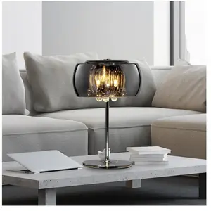 Lampe design, Lampe de table Vapore en verre chromé Chrome en Verre, trio pas cher