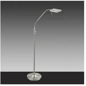 Comparateur de prix : Lampadaire Led Moderne Gradateur Bergamo Nickel Trio Lighting
