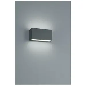 Comparateur de prix : Applique extérieure étanche bi-directionnelle anthracite Trio Trent