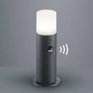 Comparateur de prix : Trio Leuchten Hoosic Lampadaire d'extérieur en aluminium Anthracite/blanc