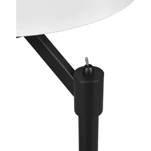 Trio Lighting Lampe à poser Cassio avec abat-jour en tissu, noir pas cher