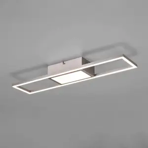 Comparateur de prix : Reality Semi-encastré LED Rigido Modern Nickel Mat 2700-6000K Télécommande