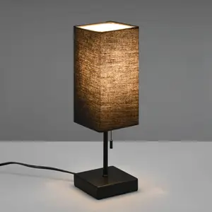 Comparateur de prix : RL LIVE YOUR LIGHT Reality ole lampe de table moderne ole avec abat-jour noir mat, connexion usb