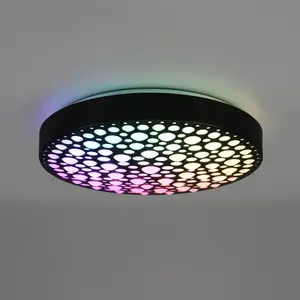 Comparateur de prix : Reality Leuchten Plafonnier LED Chizu Ø 40,5 cm dimmable RVB noir
