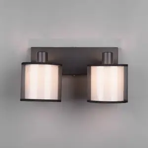 Trio Lighting Plafonnier avec spots Burton, allongé, à deux lampes pas cher