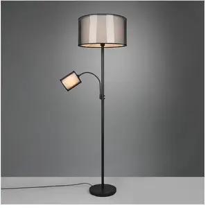 Comparateur de prix : TRIO Leuchten Burton Lampadaire, 2 sources de lumière, 411400232,