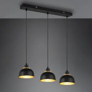 Comparateur de prix : Reality punch plafonnier suspendu à 3 barres modernes punch, noir mat
