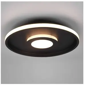 Comparateur de prix : Trio - Plafonnier Led intégrée luminosité variable IP44 Ascari