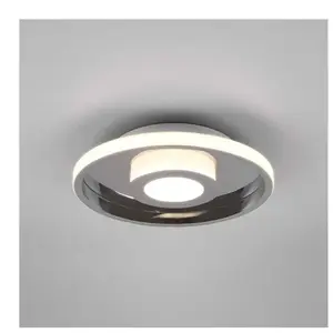 Comparateur de prix : Trio ascari plafonnier salle de bain moderne 30cm chrome 3000k ip44
