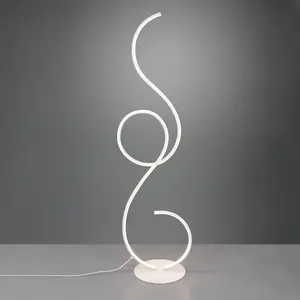 Lampadaire de salon à gradateur led blanc moderne jive trio lightingVendu parconforama