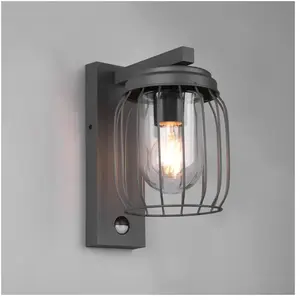Comparateur de prix : Applique outdoor IP44 Tuela capteur de mouvement Trio Lighting