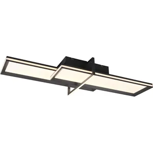 TRIO Leuchten Charleston Plafonnier LED, 672110542,Vendu parreuter