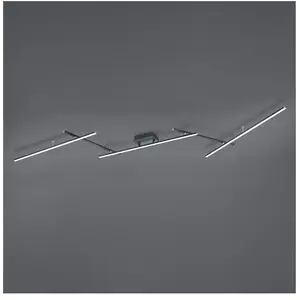 Comparateur de prix : Trio Semi-encastré LED RGBW moderne 22W, noir mat, 2700-6500K, télécommande