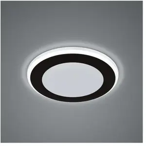 Comparateur de prix : Trio Leuchten Downlight Encastrable Moderne 8cm Noir Mat 3000K