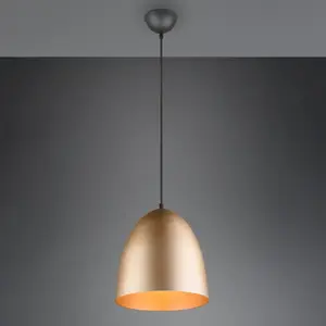 Reality tilda tilda plafonnier suspendu dôme moderne 25 cm laiton matVendu parkaufland