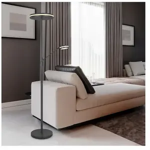 Comparateur de prix : Trio Lighting Lampadaire à éclairage indirect LED Franklin, anthracite