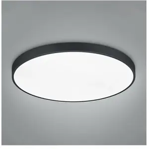 Comparateur de prix : Trio Lighting Plafonnier LED Waco, CCT, Ø 75 cm, noir mat