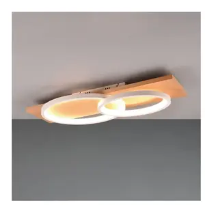 Comparateur de prix : TRIO Leuchten Barca Plafonnier LED, 2 sources lumineuses, 641110231,