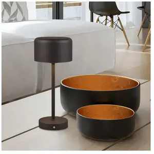 Comparateur de prix : Reality TRIO Leuchten Jeff Lampe de table sans fil, LED, R59151132,