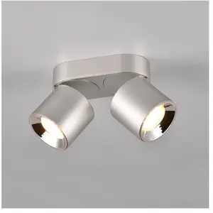 Comparateur de prix : Trio Lighting Spot pour plafond Guayana GU10 à 2 lampes nickel
