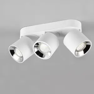 Comparateur de prix : Trio Lighting Spot pour plafond Guayana GU10 à 3 lampes blanc