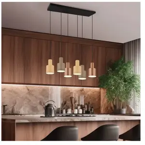 Comparateur de prix : Trio Lighting Suspension Agudo multicolore, à 6 lampes, décalée
