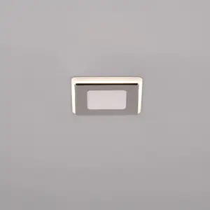 Trio Lighting Lampe encastrée LED Nimbus IP44 8,5x8,5 830 chromé