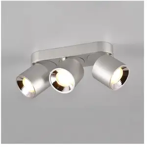 Comparateur de prix : Trio Lighting Spot pour plafond Guayana GU10 à 3 lampes nickel