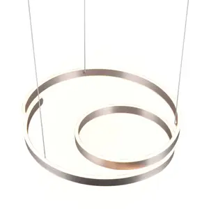 Comparateur de prix : Trio Lighting Suspension LED Marnie, switch-dim, aluminium