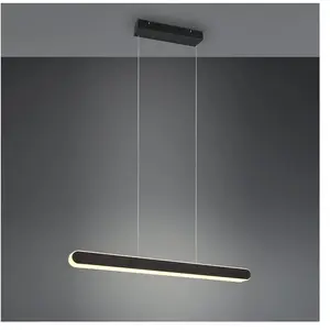 Trio Lighting Suspension LED Helios extensible dim CCT noireVendu parreuter